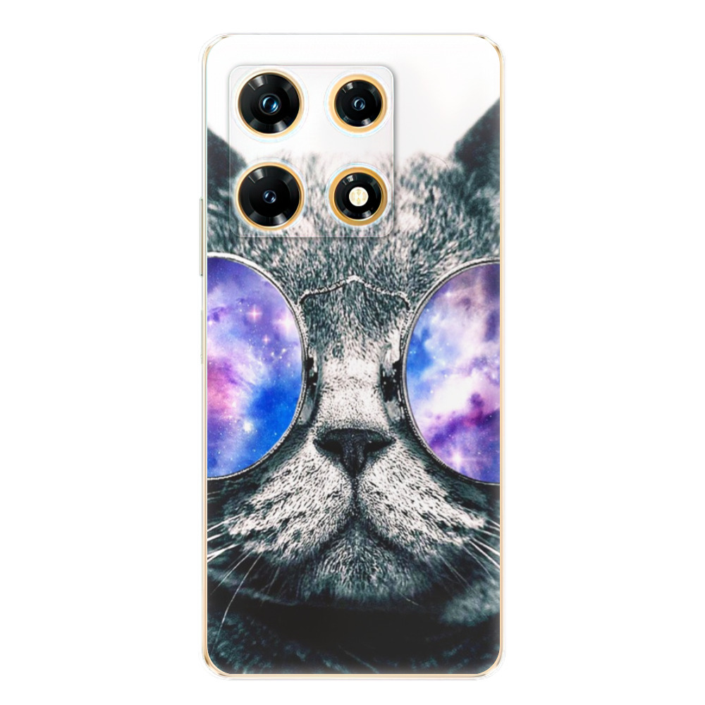 Odolné silikonové pouzdro iSaprio - Galaxy Cat - Infinix Note 30 PRO