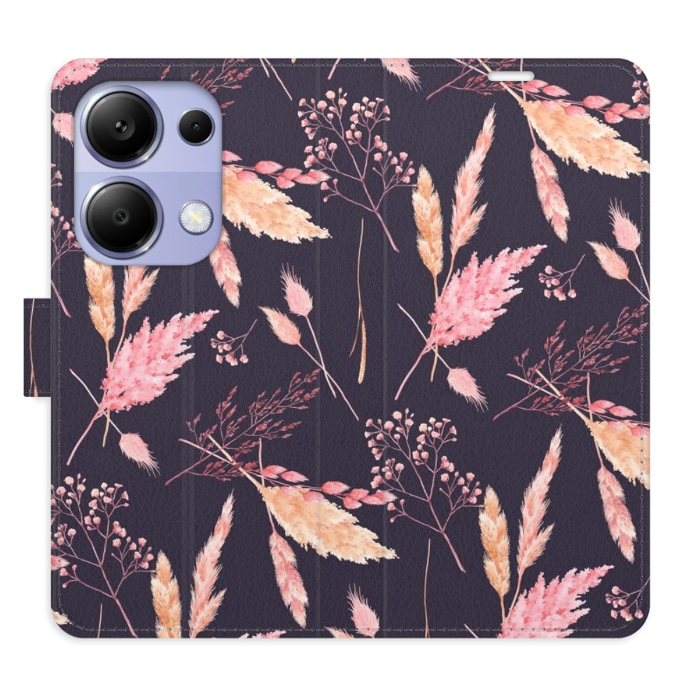 Flipové pouzdro iSaprio - Ornamental Flowers 02 - Xiaomi Redmi Note 13 Pro
