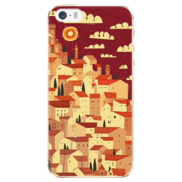 Plastové pouzdro iSaprio - Mountain City - iPhone 5/5S/SE