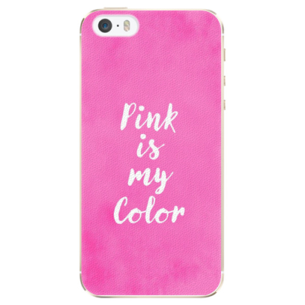 Plastové pouzdro iSaprio - Pink is my color - iPhone 5/5S/SE