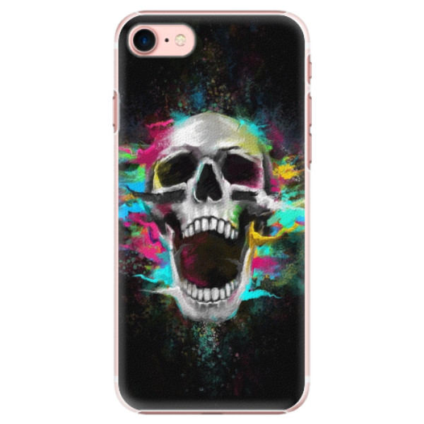 Plastové pouzdro iSaprio Skull in Colors na mobil Apple iPhone 7 (Plastový obal, kryt, pouzdro iSaprio Skull in Colors na mobilní telefon Apple iPhone 7)