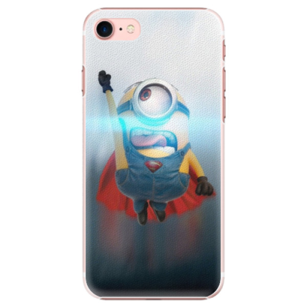 Plastové pouzdro iSaprio - Mimons Superman 02 - iPhone 7