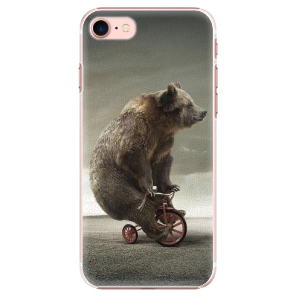 Plastové pouzdro iSaprio Bear 01 na mobil Apple iPhone 7 (Plastový obal, kryt, pouzdro iSaprio Bear 01 na mobilní telefon Apple iPhone 7)