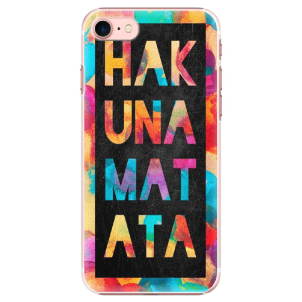 Plastové pouzdro iSaprio Hakuna Matata 01 na mobil Apple iPhone 7 Plus / 8 Plus (Plastový obal, kryt, pouzdro iSaprio Hakuna Matata 01 na mobilní telefon Apple iPhone 7 Plus / 8 Plus)