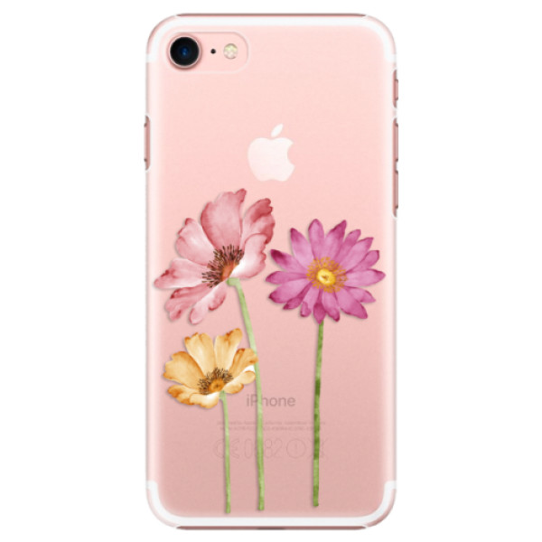 Plastové pouzdro iSaprio - Three Flowers - iPhone 7