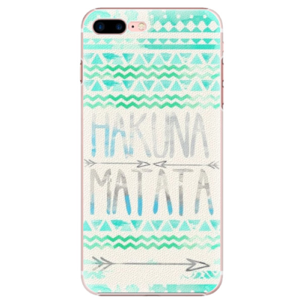 Plastové pouzdro iSaprio - Hakuna Matata Green - iPhone 7 Plus