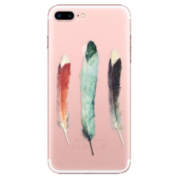 Plastové pouzdro iSaprio - Three Feathers - iPhone 7 Plus