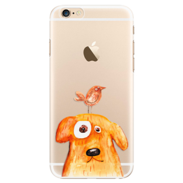 Plastové pouzdro iSaprio - Dog And Bird - iPhone 6/6S