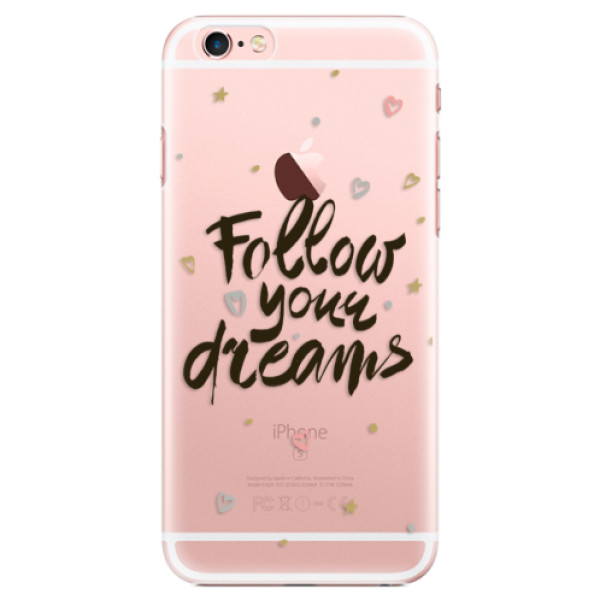 Plastové pouzdro iSaprio - Follow Your Dreams - black - iPhone 6 Plus/6S Plus