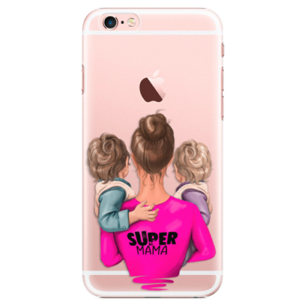 Plastové pouzdro iSaprio - Super Mama - Two Boys - iPhone 6 Plus/6S Plus