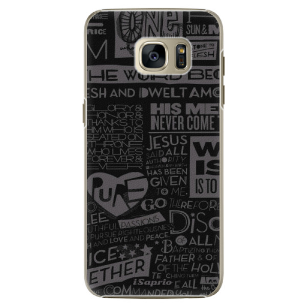 Plastové pouzdro iSaprio - Text 01 - Samsung Galaxy S7