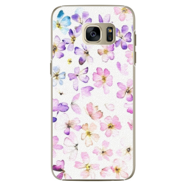 Plastové pouzdro iSaprio Wildflowers na mobil Samsung Galaxy S7 (Plastový obal, kryt, pouzdro iSaprio Wildflowers na mobilní telefon Samsung Galaxy S7)