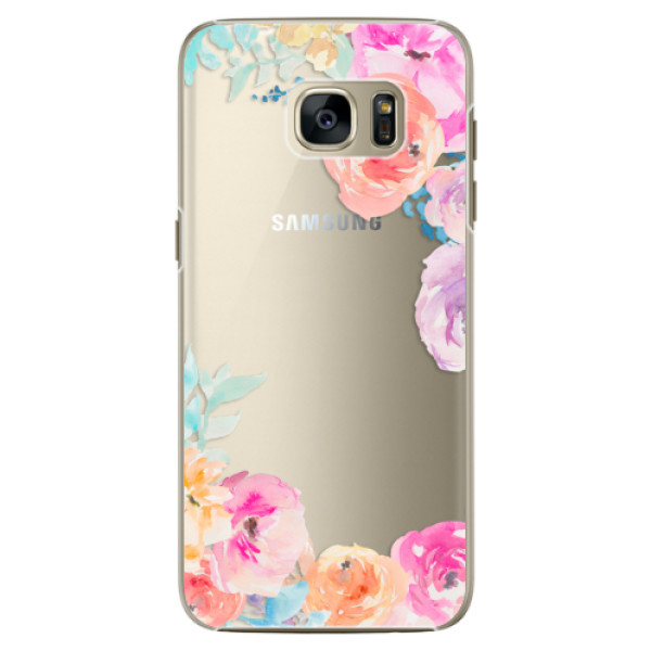 Plastové pouzdro iSaprio - Flower Brush - Samsung Galaxy S7