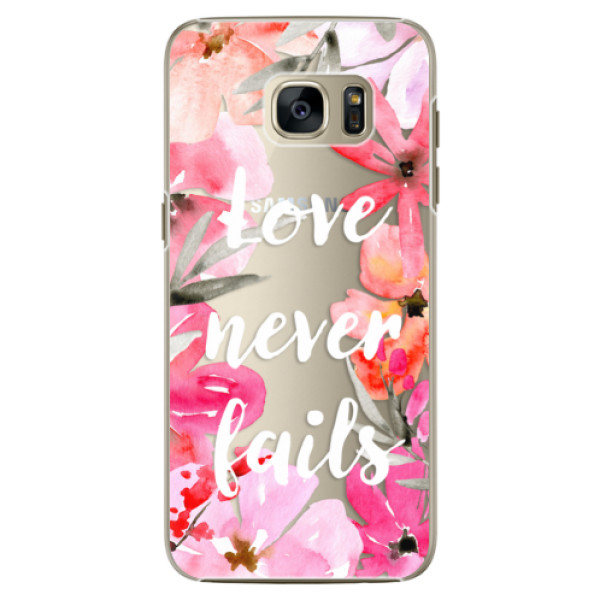 Plastové pouzdro iSaprio - Love Never Fails - Samsung Galaxy S7