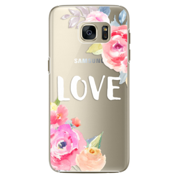 Plastové pouzdro iSaprio - Love - Samsung Galaxy S7