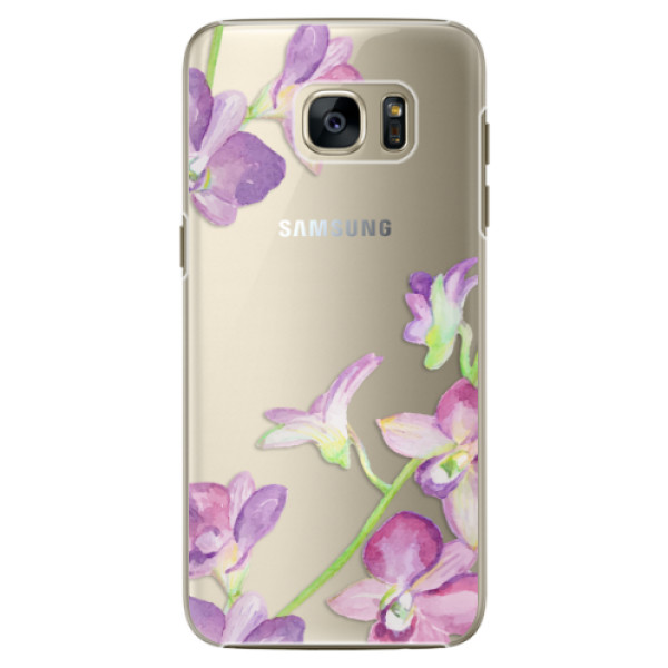 Plastové pouzdro iSaprio - Purple Orchid - Samsung Galaxy S7