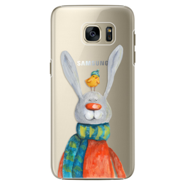 Plastové pouzdro iSaprio - Rabbit And Bird - Samsung Galaxy S7