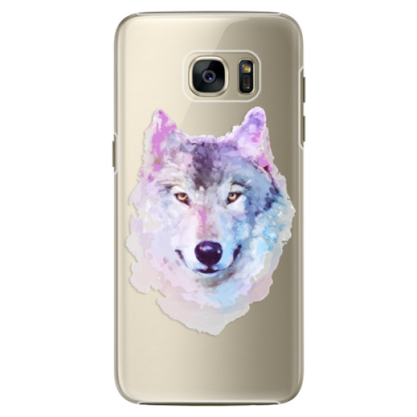 Plastové pouzdro iSaprio - Wolf 01 - Samsung Galaxy S7