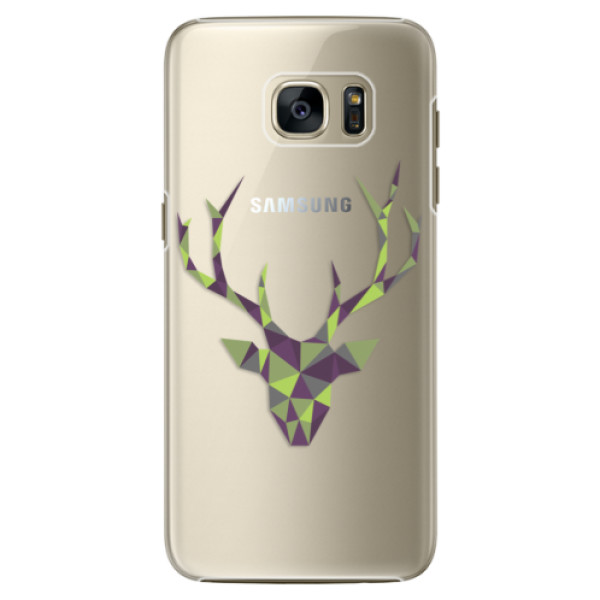 Plastové pouzdro iSaprio - Deer Green - Samsung Galaxy S7