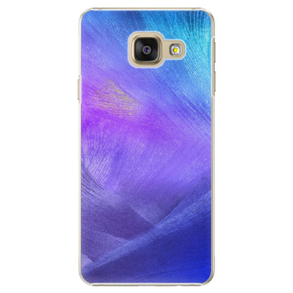Plastové pouzdro iSaprio - Purple Feathers - Samsung Galaxy A3 2016