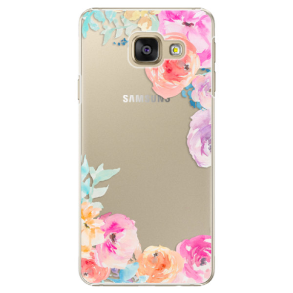 Plastové pouzdro iSaprio - Flower Brush - Samsung Galaxy A3 2016