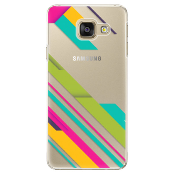 Plastové pouzdro iSaprio - Color Stripes 03 - Samsung Galaxy A3 2016