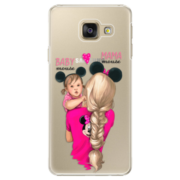Plastové pouzdro iSaprio - Mama Mouse Blond and Girl - Samsung Galaxy A3 2016