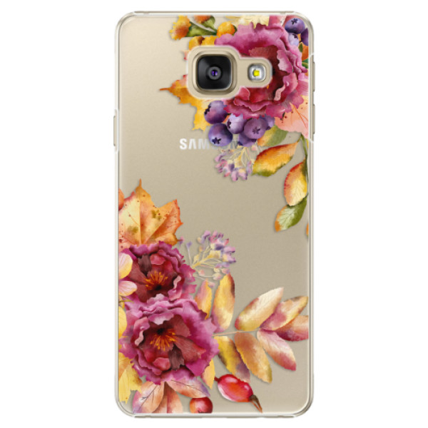 Plastové pouzdro iSaprio - Fall Flowers - Samsung Galaxy A3 2016