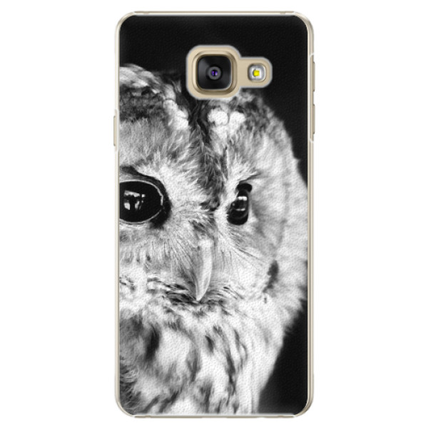 Plastové pouzdro iSaprio - BW Owl - Samsung Galaxy A5 2016