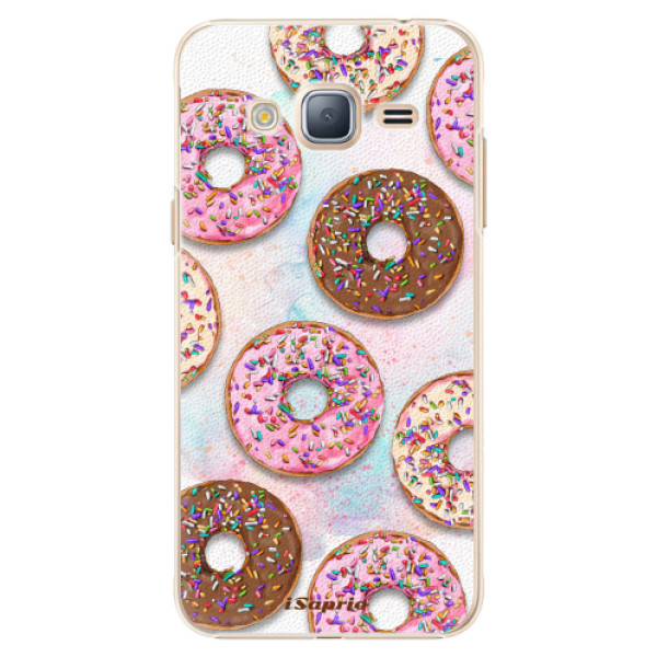 Plastové pouzdro iSaprio Donuts 11 na mobil Samsung Galaxy J3 2016 (Plastový obal, kryt, pouzdro iSaprio Donuts 11 na mobilní telefon Samsung Galaxy J3 2016)