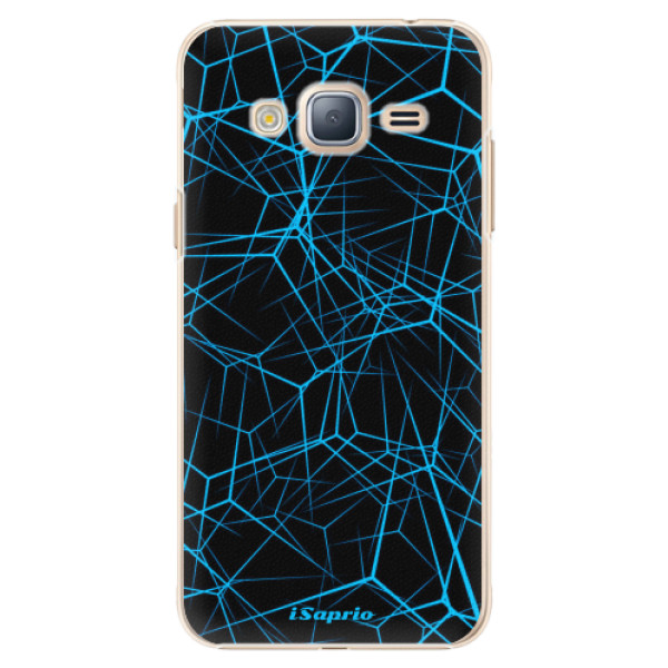Plastové pouzdro iSaprio Abstract Outlines 12 na mobil Samsung Galaxy J3 2016 (Plastový obal, kryt, pouzdro iSaprio Abstract Outlines 12 na mobilní telefon Samsung Galaxy J3 2016)