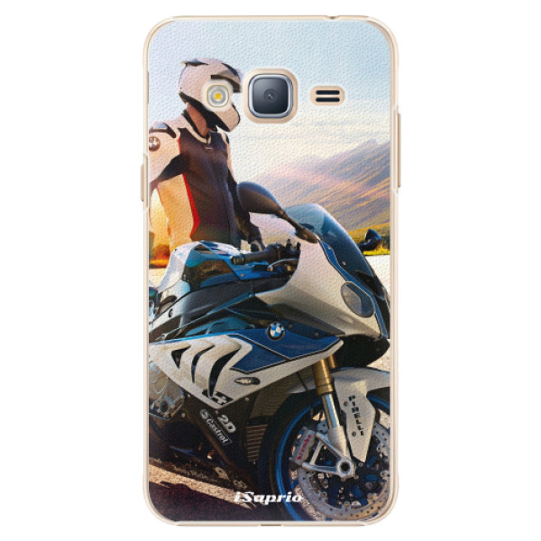 Plastové pouzdro iSaprio - Motorcycle 10 - Samsung Galaxy J3 2016