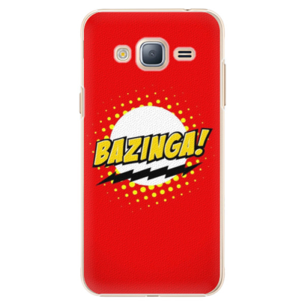 Plastové pouzdro iSaprio Bazinga 01 na mobil Samsung Galaxy J3 2016 (Plastový obal, kryt, pouzdro iSaprio Bazinga 01 na mobilní telefon Samsung Galaxy J3 2016)