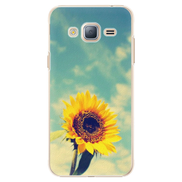 Plastové pouzdro iSaprio - Sunflower 01 - Samsung Galaxy J3 2016