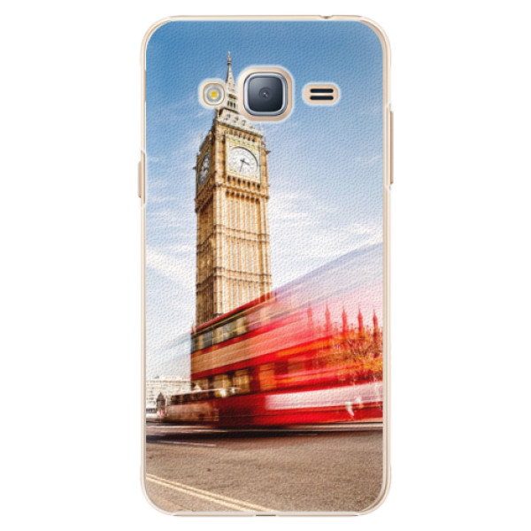 Plastové pouzdro iSaprio London 01 na mobil Samsung Galaxy J3 2016 (Plastový obal, kryt, pouzdro iSaprio London 01 na mobilní telefon Samsung Galaxy J3 2016)