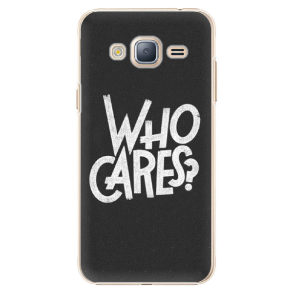Plastové pouzdro iSaprio - Who Cares - Samsung Galaxy J3 2016