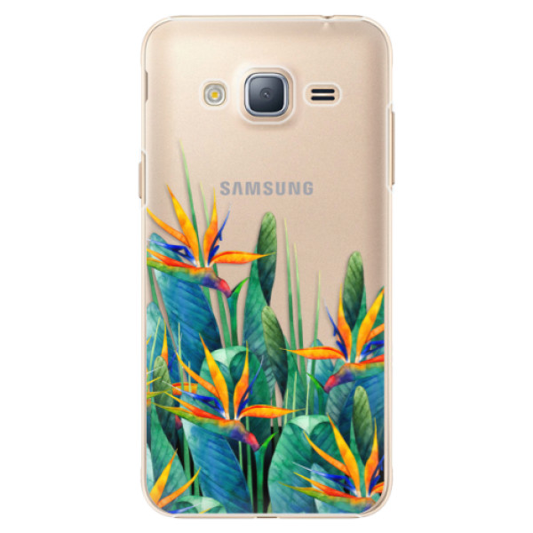 Plastové pouzdro iSaprio - Exotic Flowers - Samsung Galaxy J3 2016