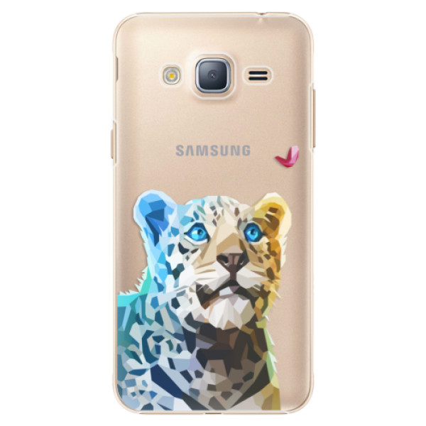 Plastové pouzdro iSaprio - Leopard With Butterfly - Samsung Galaxy J3 2016