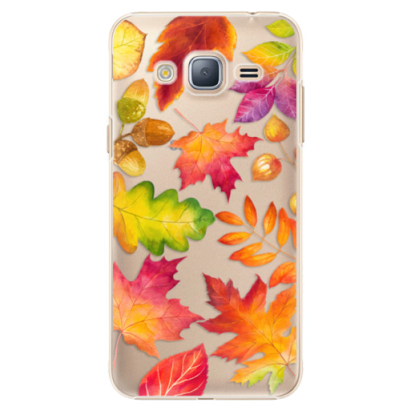 Plastové pouzdro iSaprio - Autumn Leaves 01 - Samsung Galaxy J3 2016
