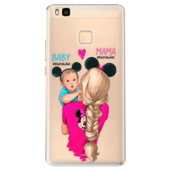 Plastové pouzdro iSaprio - Mama Mouse Blonde and Boy - Huawei Ascend P9 Lite