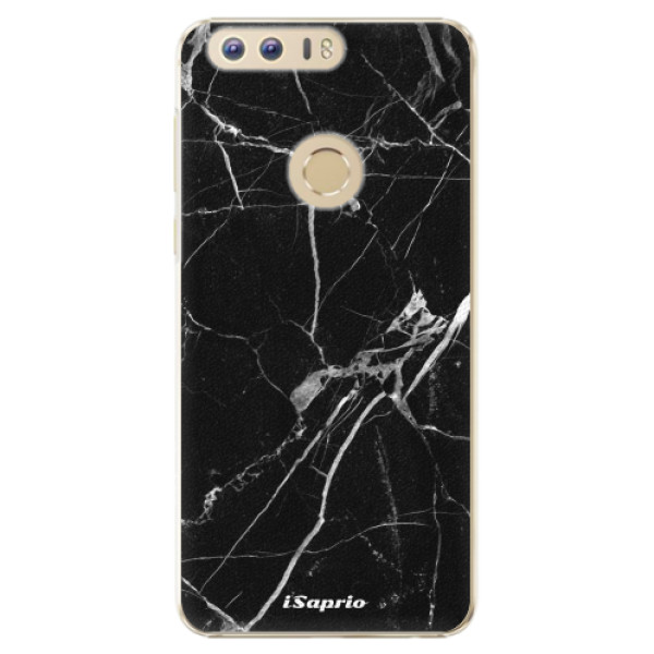 Plastové pouzdro iSaprio - Black Marble 18 - Huawei Honor 8