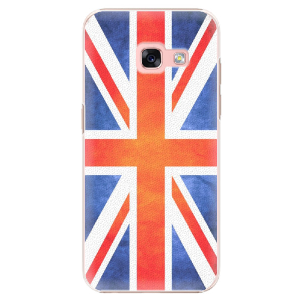 Plastové pouzdro iSaprio Britská Vlajka na mobil Samsung Galaxy A3 2017 (Plastový kryt, obal, pouzdro iSaprio Britská Vlajka na mobilní telefon Samsung Galaxy A3 2017)