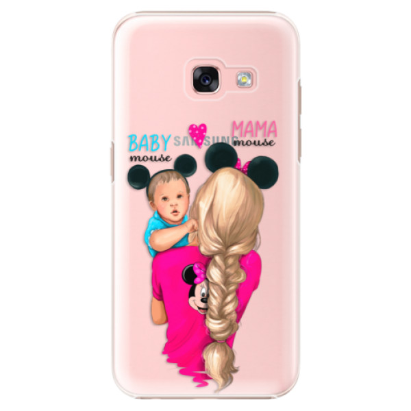 Plastové pouzdro iSaprio - Mama Mouse Blonde and Boy - Samsung Galaxy A3 2017
