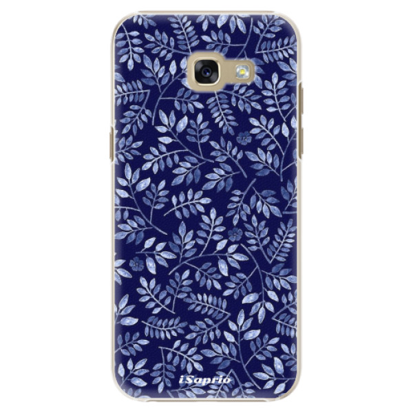 Plastové pouzdro iSaprio Blue Leaves 05 na mobil Samsung Galaxy A5 2017 (Plastový obal, kryt, pouzdro iSaprio Blue Leaves 05 na mobilní telefon Samsung Galaxy A5 2017)