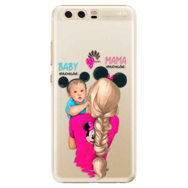 Plastové pouzdro iSaprio - Mama Mouse Blonde and Boy - Huawei P10