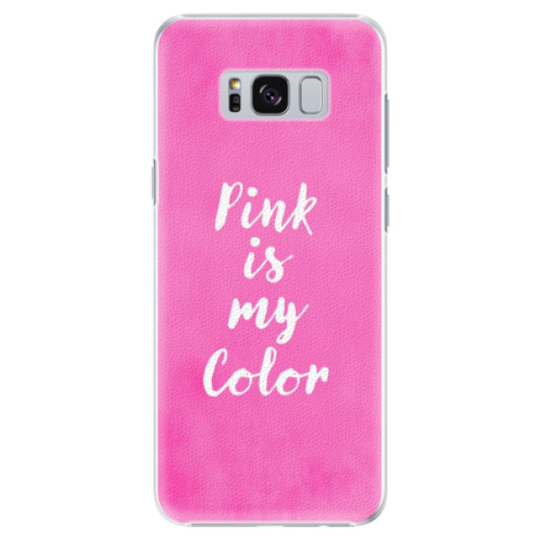 Plastové pouzdro iSaprio - Pink is my color - Samsung Galaxy S8 Plus