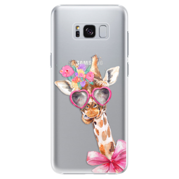 Plastové pouzdro iSaprio - Lady Giraffe - Samsung Galaxy S8 Plus