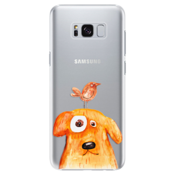 Plastové pouzdro iSaprio - Dog And Bird - Samsung Galaxy S8 Plus