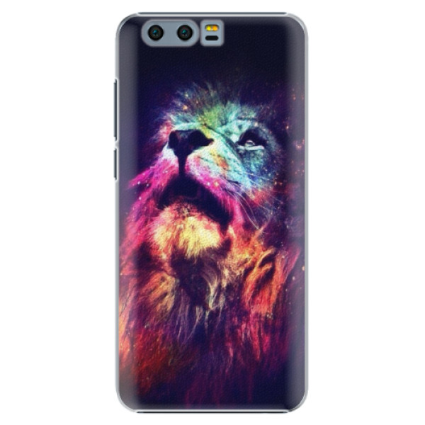 Plastové pouzdro iSaprio - Lion in Colors - Huawei Honor 9
