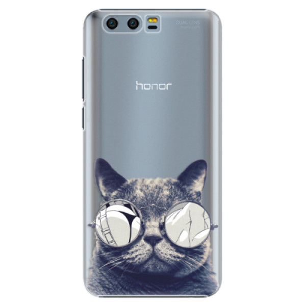 Plastové pouzdro iSaprio - Crazy Cat 01 - Huawei Honor 9